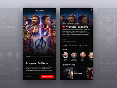 Movie Preview Experience experience interaction interaction design preview ui ux video