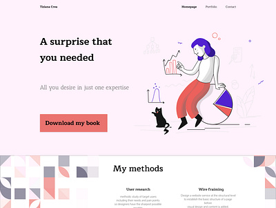 Landing Page 1 abstract adobe xd colorpalette colours illustration landingpage logo minimal uiux userinterface uxdesign vector web