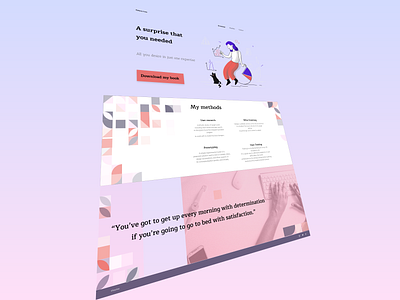 Landing Page Final colorpalette colours design icon illustration landingpage minimal ui ux vector web