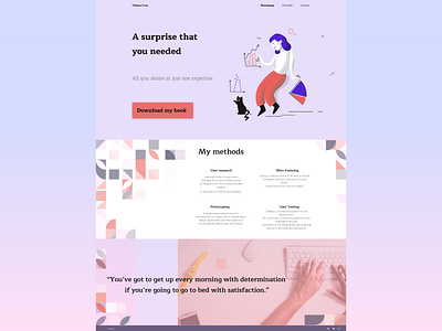 coloring&layout adobe xd colorpalette colours design illustration landingpage minimal ui ux web