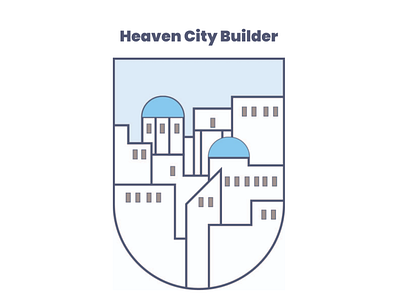 Heaven City Builder design illustration illustrator vector