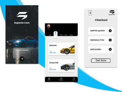 Rent a Sport Car App