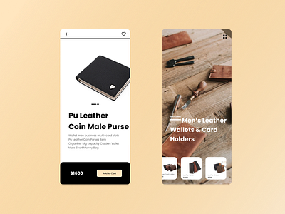 Wallet App UI branding design minimal ui