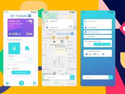 Travel and Delivery management App