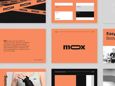 MOX - Brand Design for Sportswear branding design graphic design logo ve vector