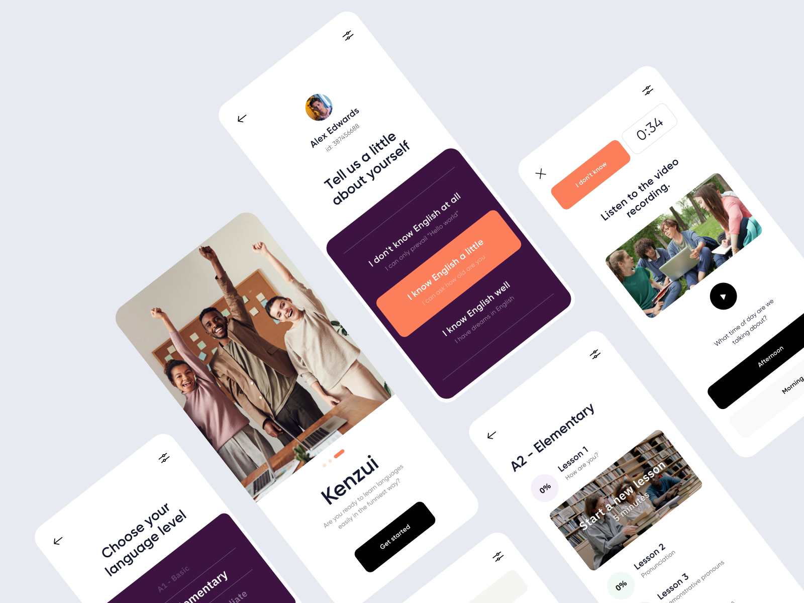 Kenzui - Mobile Educational App Design By Outcrowd R&D On Dribbble