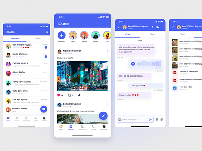 Messaging App app chat messaging app mobile app mobile app design mobile ui ui uidesign uidesigner uiux uiuxdesign uxui