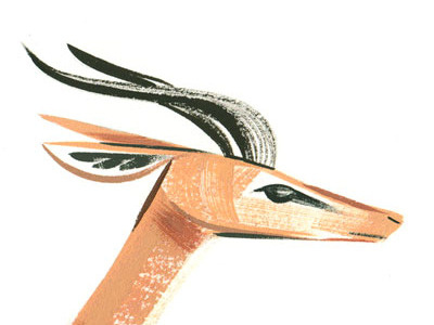 gerenuk animals gerenuk illustration