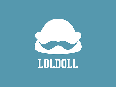 LOLDOLL doll logo mustache