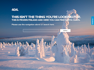 404 404 page website winter