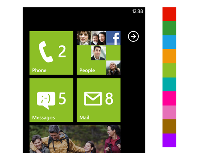 WP7 Start Screen (.psd) tile windows phone 7