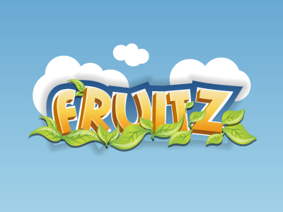 Fruitz Logo logo typography vector