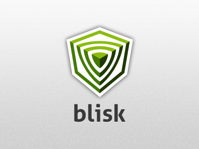 Blisk green logo