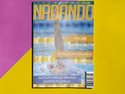 Diseño Revista NADANDO (Portada)