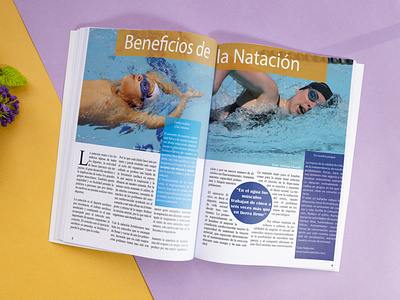 Diseño de Revista NADANDO (Paginas)