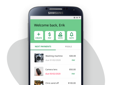 Cash pool - Money pooling app e commerce mobile app money