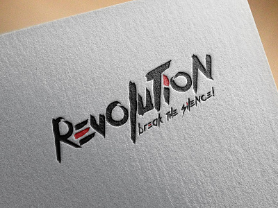 Branding Logo - Revolution Entertainment branding logo typography