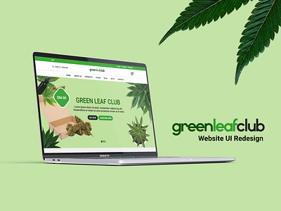 Green Leaf Club UI Redesign