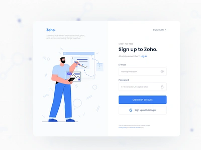 Sign Up Form design registration sign in sign up ui ux