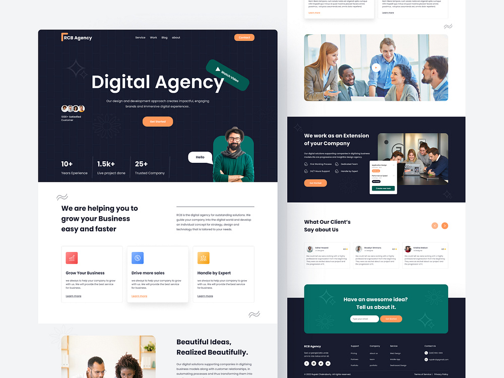 Design Agency Wensite designs, themes, templates and downloadable ...