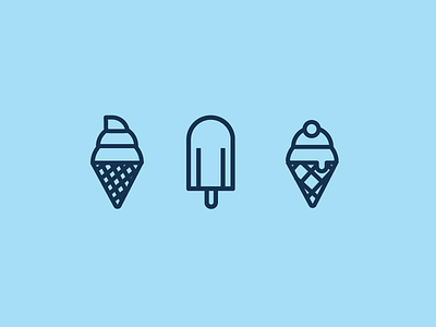 Ice cream icons