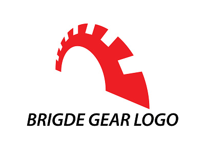 BRIGDE GEAR LOGO abstract design abstract logo brand design brand identity branding branding and identity branding concept brigde logo company brand logo company branding company logo economical economical logo gear logo geometric design modern logo design professional logo