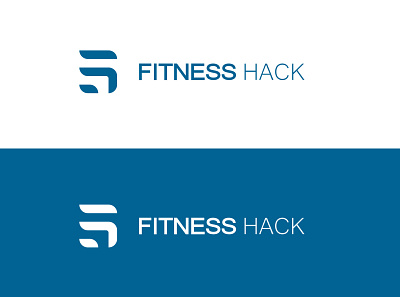 Fitness Hack 3d fitness graphic design logo