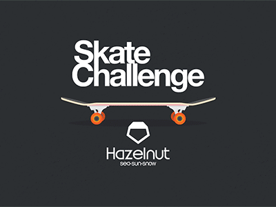 Hazelnut Skate Challenge Intro after effects animation challenge hazelnut intro skate