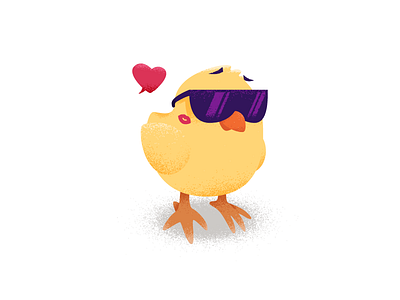 Chick chick chicken illustration love lover swag