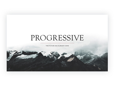 "Progressive" design баннер веб дизайн офер сайт