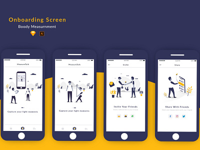 measuretalsk onbarding screen app app design graphic design icon illustrator logo ui ux vector website