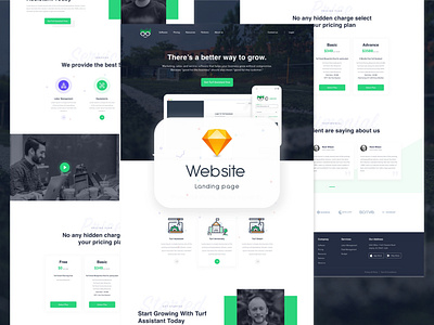 Turf landing page