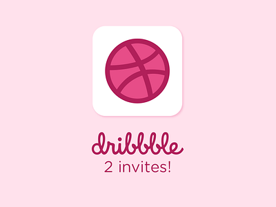 Dribbble invite giveaway dribbble giveaway invitation invite logo
