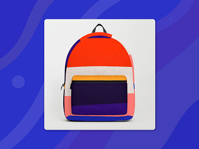 Colorful backpack on Society6! bag colorful pop sale society6 whimsical