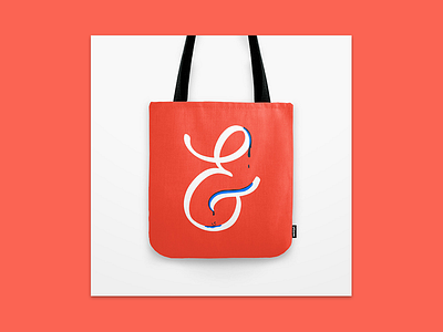 Dripping Letter bag bag calligraphy colorful design dripping drops illustration lettering liquid logo mockup pop procreate sale society 6 society6 typography whimsical