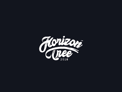 Horizon tree design logo logotype