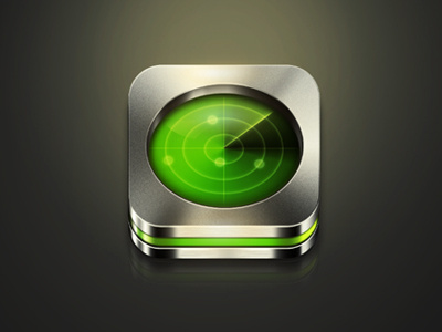 Radar Icon app icon iphone radar