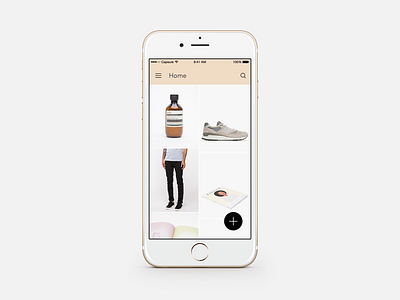 Capsule - Home Feed app capsule ecommerce fashion iphone mobile product style