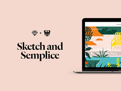 Sketch and Semplice ebook guide lesson minimal pale portfolio semplice sketch tutorial website