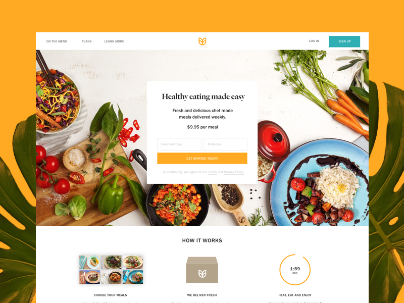 Freshara Healthy Food Subscription By Matthew Vernon On Dribbble