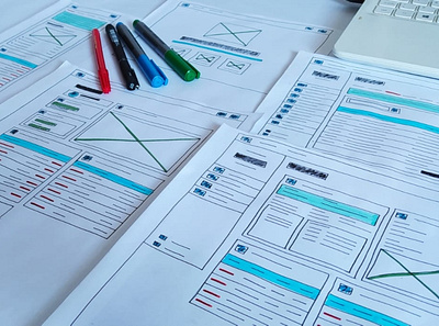 Wireframe illustration ux design wireframe design wireframes