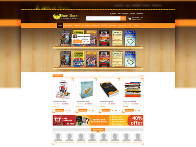 Book Store book store e books online store ui design website design