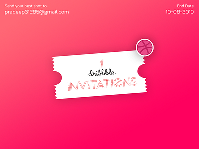 Dribbble Invite dribbble invite invitation