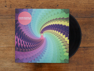 Mind Mischief Mock-Up album artwork music photography record sleeve symmetrical shapes vinyl