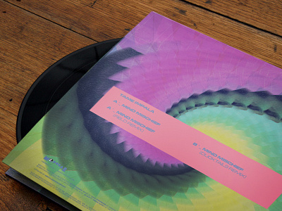 Mind Mischief Mock-Up Back album artwork music photography record sleeve symmetrical shapes vinyl