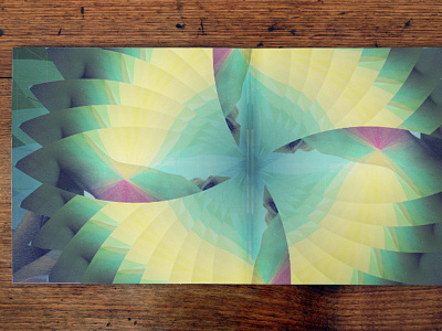 Mind Mischief Mock-Up Gate Fold album artwork music photography record sleeve symmetrical shapes vinyl