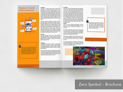 Magazine - ZeroSymbol branding concept coverpage design graphicdesign illustration layout magazine design
