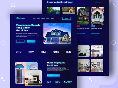 HomeStay (Penginapan Rumah) app art branding design design website graphic design icon illustration logo typography ui ui design uiux design user interface design web design