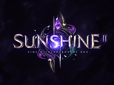 Game Logo - Sunshine 🔮 animated fantasy logo design fantasy game gamelogo gaming logo metin2 mmorgp mobilegame muonline