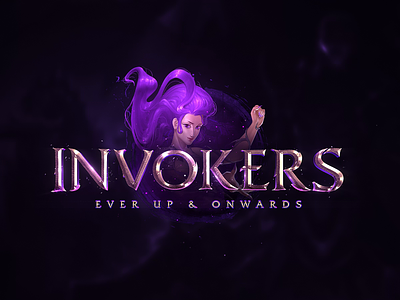 Animated Game Logo - Invokers 💜 animated fantasy logo design fantasy gaming lineage logo metin2 mmorgp motion graphics muonline